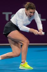 SIMONA HALEP at 2019 WTA Qatar Open Semi-final in Doha 02/15/2019
