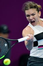 SIMONA HALEP Lost 2019 WTA Qatar Open Final in Doha 02/15/2019