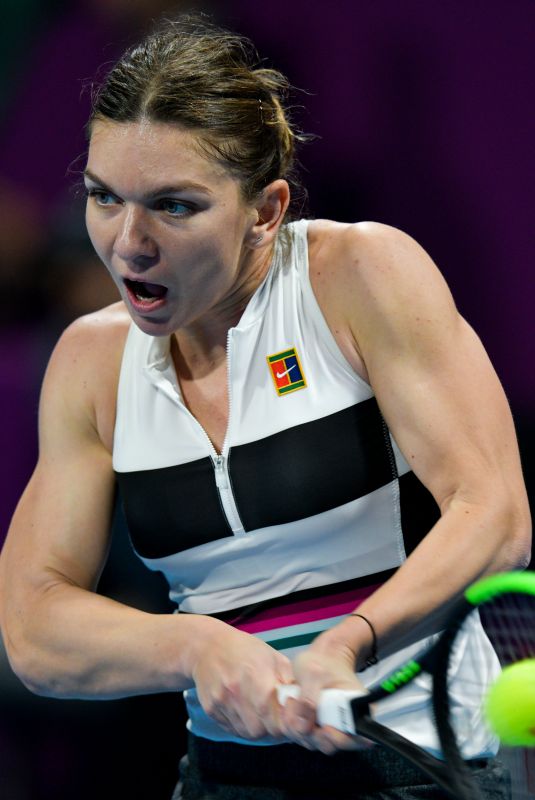 SIMONA HALEP Lost 2019 WTA Qatar Open Final in Doha 02/15/2019