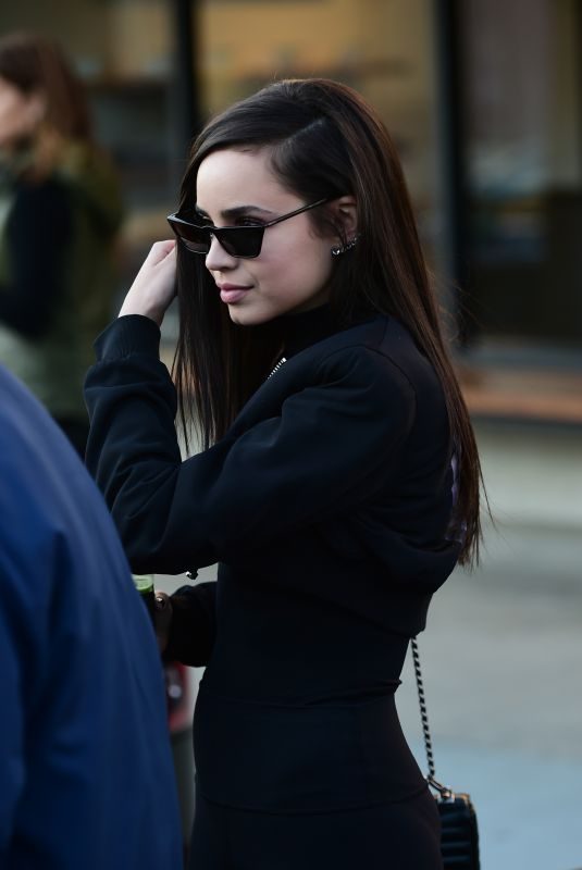 SOFIA CARSON at Alfred Coffee in Los Angeles 02/07/2019