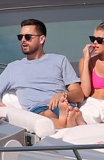 SOFIA RICHIE in a Pink Bikini on a Yacht in Miami 02/17/2019