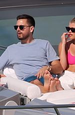 SOFIA RICHIE in a Pink Bikini on a Yacht in Miami 02/17/2019