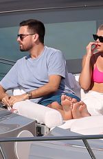 SOFIA RICHIE in a Pink Bikini on a Yacht in Miami 02/17/2019