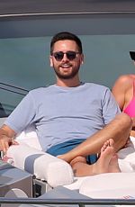 SOFIA RICHIE in a Pink Bikini on a Yacht in Miami 02/17/2019