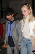 SOPHIE TURNER and Joe Jonas at Arts Club in London 02/15/2019