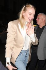 SOPHIE TURNER and Joe Jonas at Arts Club in London 02/15/2019