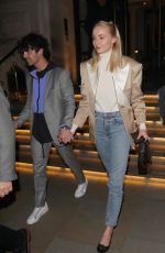 SOPHIE TURNER and Joe Jonas at Arts Club in London 02/15/2019