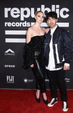 SOPHIE TURNER and JOE JONAS at Republic Records Grammys After-party in Los Angeles 02/10/2019