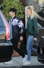 SOPHIE TURNER and Joe Jonas Out in Beverly Hills 02/23/2019
