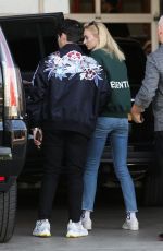 SOPHIE TURNER and Joe Jonas Out in Beverly Hills 02/23/2019