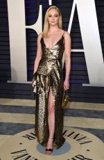 SOPHIE TURNER at Vanity Fair Oscar Party in Beverly Hills 02/24/2019