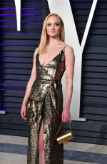 SOPHIE TURNER at Vanity Fair Oscar Party in Beverly Hills 02/24/2019