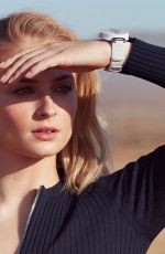 SOPHIE TURNER for Louis Vuitton Tambour Horizon Campaign, February 2019