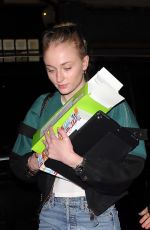 SOPHIE TURNER Night Out in New York 02/13/2019