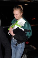 SOPHIE TURNER Night Out in New York 02/13/2019