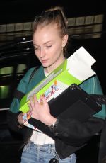 SOPHIE TURNER Out and About in London 02/13/2019