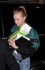 SOPHIE TURNER Out and About in London 02/13/2019
