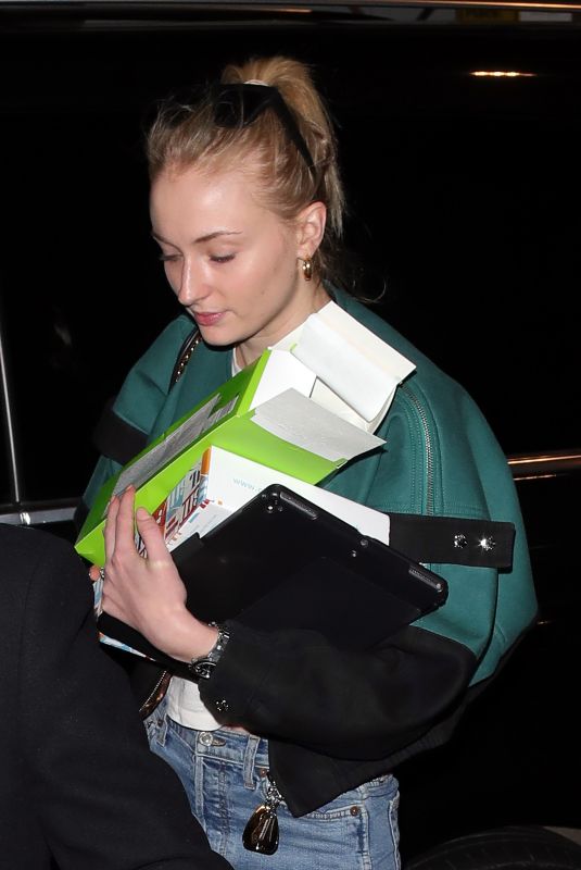 SOPHIE TURNER Out and About in London 02/13/2019
