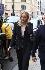 SOPHIE TURNER Out and About in Paris 02/10/2019