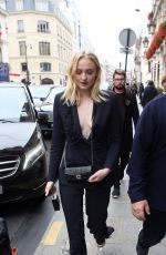 SOPHIE TURNER Out and About in Paris 02/10/2019