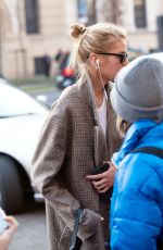 STELLA MAXWELL Arrives at Moschino Fashion Show in Milan 02/21/2019
