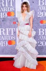 SUKI WATERHOUSE at Brit Awards 2019 in London 02/20/2019