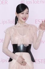 SULLI at Estee Lauder Fashion Photocall in Seoul 02/13/2019