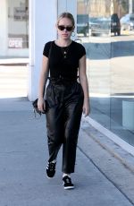 TANYA BURR Heading to a Meeting in Los Angeles 02/07/2019