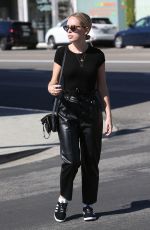 TANYA BURR Heading to a Meeting in Los Angeles 02/07/2019