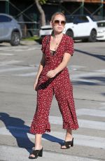 TANYA BURR Out and About in os Angeles 02/07/2019
