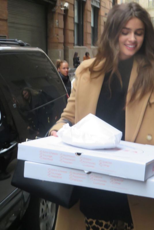 TAYLOR HILL Out for Pizza in New York 02/11/2019