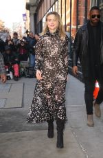 TAYLOR SCHILLING Arrives at AOL Build in New York 02/05/2019