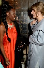 TAYLOR SWIFT and DEBORAH ABABIO at British Vogue Fashion and Film Bafta Party 02/10/2019