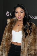 TEALA DUNN at Spotify Best New Artist 2019 in Los Angeles 02/07/2019