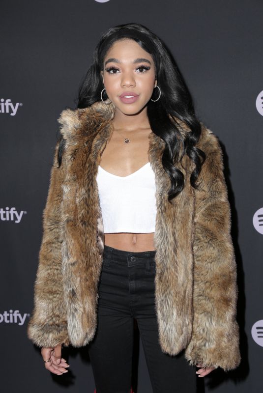 TEALA DUNN at Spotify Best New Artist 2019 in Los Angeles 02/07/2019