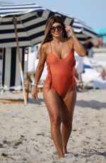 TERESA GIUDICE in Swimsuit at a Beach in Miami 02/15/2019