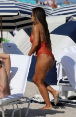 TERESA GIUDICE in Swimsuit at a Beach in Miami 02/15/2019