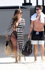TERESA GIUDICE in Swimsuit at a Beach in Miami 02/22/2019