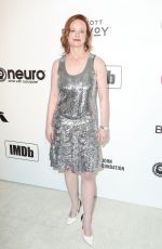 THORA BIRCH at Elton John Aids Foundation Oscar Party in Hollywood 02/24/2019