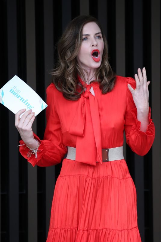 TRINNY WOODALL at ITV Studios in London 02/08/2019