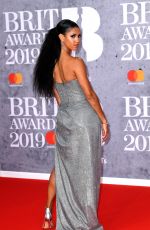 VICK HOPE at Brit Awards 2019 in London 02/20/2019