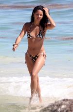 VICK HOPE in Bikini at a Beach in Tulum 02/16/2019