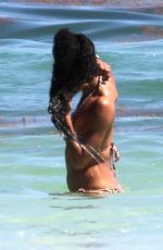 VICK HOPE in Bikini at a Beach in Tulum 02/16/2019