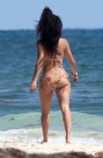 VICK HOPE in Bikini at a Beach in Tulum 02/16/2019