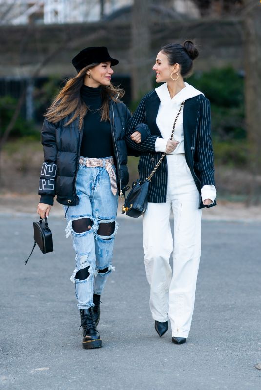 VICTORIA JUSTICE and MADISON REED Out at Central Park in New York 02/12/2019