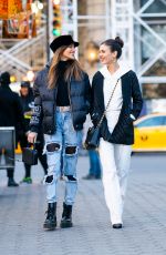 VICTORIA JUSTICE and MADISON REED Out at Central Park in New York 02/12/2019