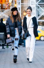 VICTORIA JUSTICE and MADISON REED Out at Central Park in New York 02/12/2019