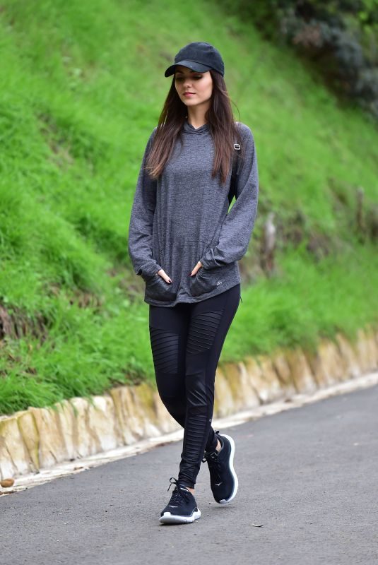 VICTORIA JUSTICE Out Hiking in Los Angeles 02/04/2019