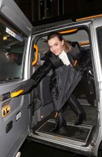 VICTORIA PENDLETON Leaves La Boheme VIP Press Night in London 01/29/2019