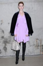 VIRGINIA GARDNER and VERONCA WEBB at Tibi Runway Show in New York 02/10/2019